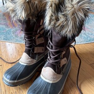 Sorel Women's Winter Boots - Black and Brown